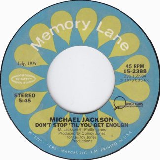 Jacksons, The / Michael Jackson – Shake Your Body (Down To The Ground) / Don't Stop 'Til You Get Enough (7" Vinyl)