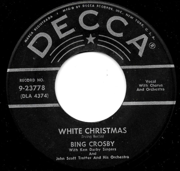 Bing Crosby – White Christmas / God Rest Ye Merry Gentlemen (7" Vinyl)