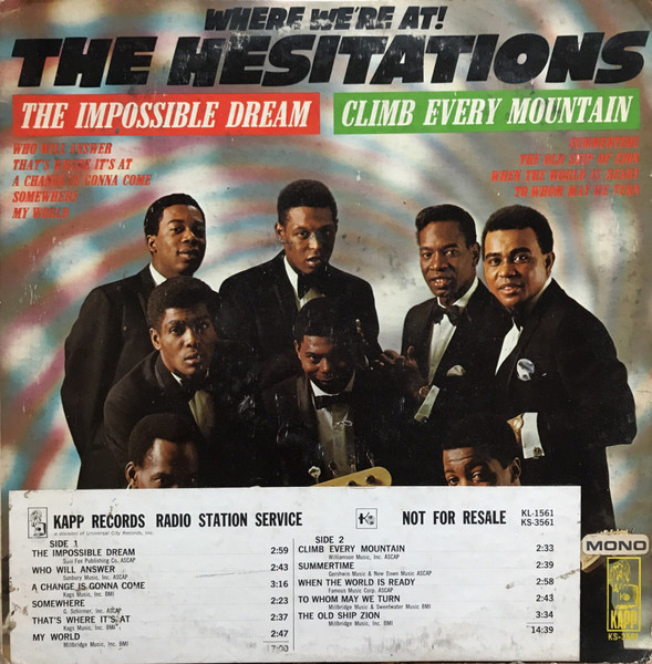 Hesitations, The – Where We're At! (Vinyl)