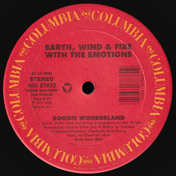 Earth, Wind & Fire – Boogie Wonderland / Serpentine Fire (Vinyl)