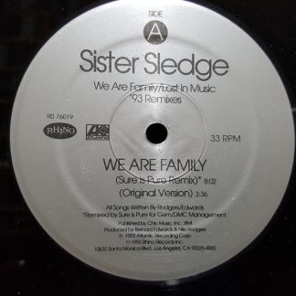 Sister Sledge – We Are Family / Lost In Music ('93 Remixes) (Vinyl)