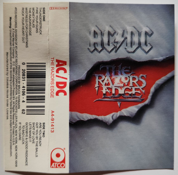 AC/DC – The Razors Edge (Cassette)