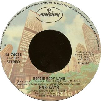 Bar-Kays – Boogie Body Land/Running In And Out Of My Life (7" Vinyl)