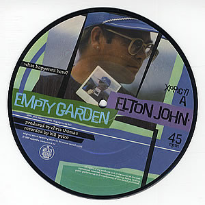 Elton John – Empty Garden (7" Vinyl, Picture Disc)