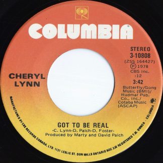 Cheryl Lynn – Got To Be Real/Come In From The Rain (7" Vinyl)