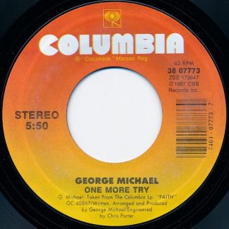 George Michael – One More Try/Look At Your Hands (7" Vinyl)