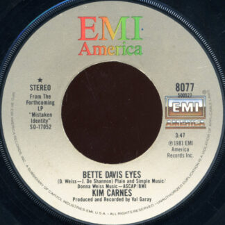 Kim Carnes – Bette Davis Eyes / Miss You Tonite (7" Vinyl)