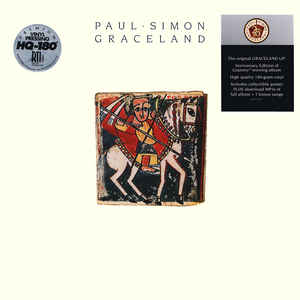 Paul Simon ‎– Graceland: 25th Anniversary Edition (180 Gram Vinyl, Anniversary Edition, Digital Download Card)