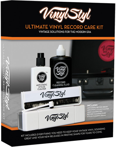 Vinyl Styl® Ultimate Vinyl Record Care Kit - Record & Stylus Brushes And Fluid