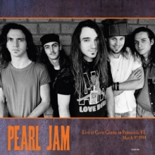 PEARL JAM - LIVE AT CIVIC CENTER IN PENSACOLA FL MARCH 9TH 1994 (YELLOW VINYL)