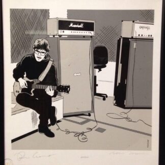 RIVERS CUOMO SIGNED ORIGINAL NUMBERED LITHO ALONE BY ADRIAN TOMINE