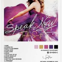 Taylor Swift | Speak Now Listing (Poster)