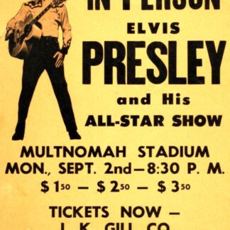 Elvis Presley | Multnomah Stadium (Poster)