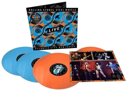 Rolling Stones, The - Steel Wheels Live (Live From Atlantic City, NJ, 1989) (180 Gram Vinyl, Limited Edition, Colored Vinyl, Blue)