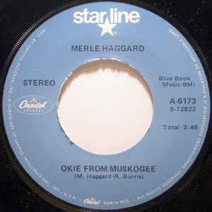 Merle Haggard ‎– Okie From Muskogee / Daddy Frank (The Guitar Man)