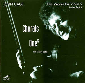 John Cage ‎– The Works For Violin 5 (CD)