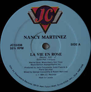 Nancy Martinez ‎– La Vie En Rose