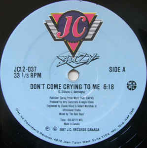 Suzy Q ‎– Don't Come Crying To Me (Vinyl)