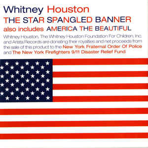 Whitney Houston ‎– The Star Spangled Banner (CD)