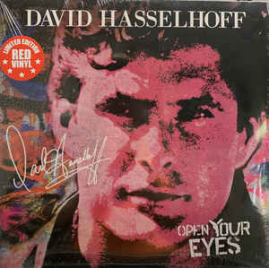 David Hasselhoff ‎– Open Your Eyes (Colored Vinyl, Red, Limited Edition)