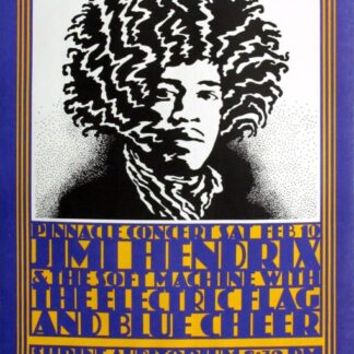 Jimi Hendrix | Experience 9 | Vintage Concert Posters (Poster)