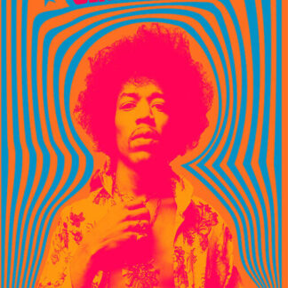 Jimi Hendrix | Orange PSY (Poster)