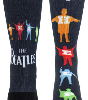 Beatles - Help [Silhouette Multicolor] (Crew Socks)