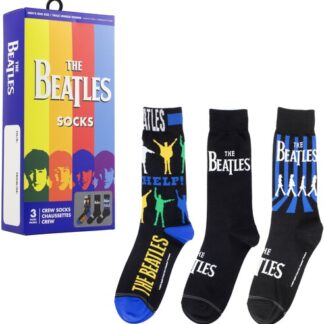 Beatles - The Beatles (Crew Socks, Assorted Styles 3 Pack Gift Box)