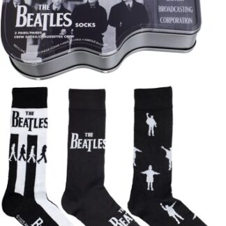 Beatles - Live at the BBC (Crew Socks, 3 Pack Collector Guitar Shape Tin)