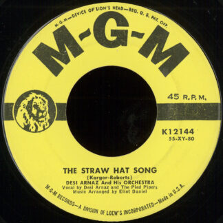 Desi Arnaz And His Orchestra – The Straw Hat Song / Forever, Darling (7" Vinyl)