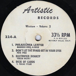 Various – Western - Volume 2 (7" Vinyl EP)