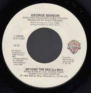 George Benson ‎– Beyond The Sea (La Mer) (7")