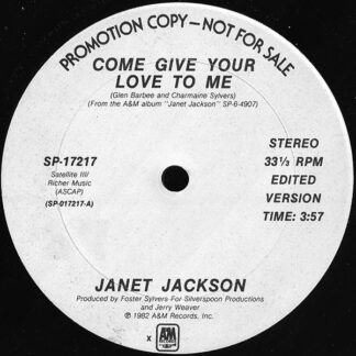 Janet Jackson – Come Give Your Love To Me (Vinyl)