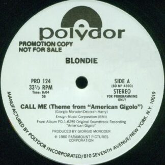 Blondie / Giorgio Moroder – Call Me / Night Drive (Vinyl)