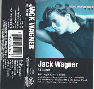 Jack Wagner ‎– All I Need (Cassette)