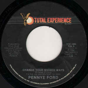 Pennye Ford ‎– Change Your Wicked Ways (7")