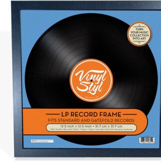 Vinyl Styl™ 12 Inch Vinyl Record Display Frame - Wall Hanging (Black)