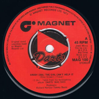 Darts – Daddy Cool / The Girl Can't Help It (7", UK Pressing)