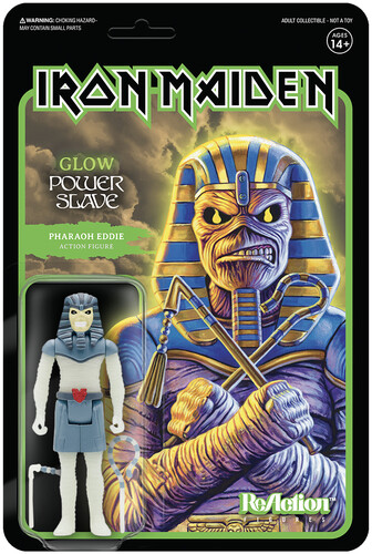 Super7 - Iron Maiden Reaction Figure Wave 1 - Pharoah Eddie (Glow)
