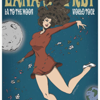 Lana Del Ray | La to the Moon Tour (Poster)