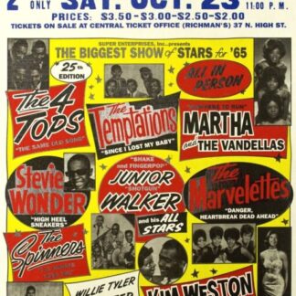 SHOW OF 1965 | VET MEMORIAL | Vintage Concert Posters