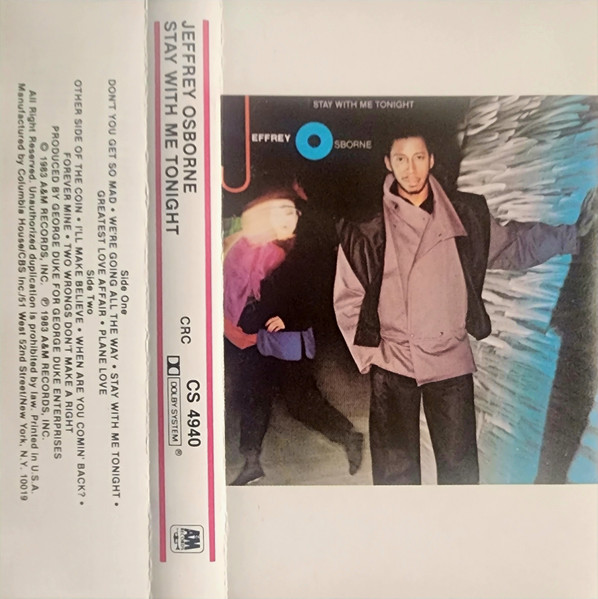 Jeffrey Osborne – Stay With Me Tonight (Cassette)