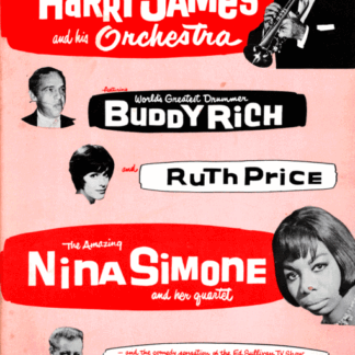 Harry James | 1964 Tour | Vintage Concert Poster