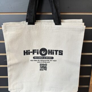 Hi-Fi Hits Canvas Tote Bag (15" W x 15 H" x 3" D)
