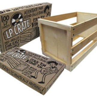 Vinyl Styl VS-RS-04 Original LP Crate 12 Inch LP Record Storage 110+ Capacity (Wood) *