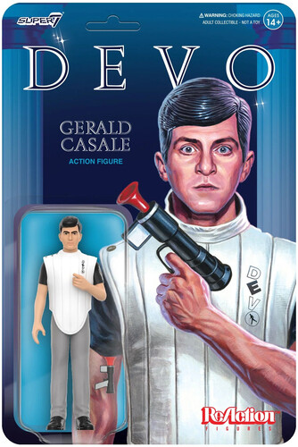 Super7 - Devo - Reaction Figures Wv3 - Gerald Casale (New Traditionalists) (Collectible, Figure, Action Figure)
