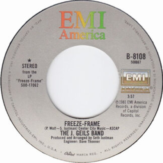 J. Geils Band, The – Freeze-Frame / Flamethrower (7")
