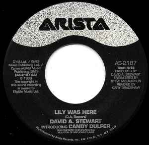 David A. Stewart Introducing Candy Dulfer – Lily Was Here 7" Vinyl)