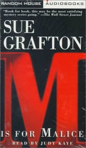 Sue Grafton (Author) - “M” is for Malice (Audiobook, Cassette)