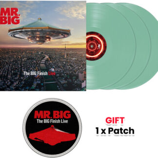 Mr. Big - The BIG Finish Live - Mint 3LP + Gift "Embroidery Patch" (Colored Vinyl, Green, 180 Gram Vinyl, Gatefold LP Jacket)